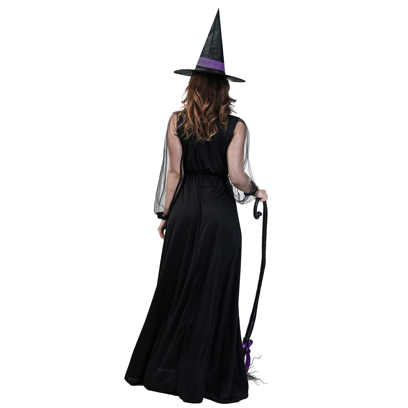 SEA HARE Costum vrăjitoare Halloween, pălărie și rochie