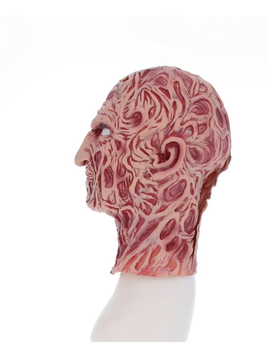 Smiffys A Nightmare On Elm Street Masca Freddy Krueger din Latex cu Cap Integral pentru Halloween