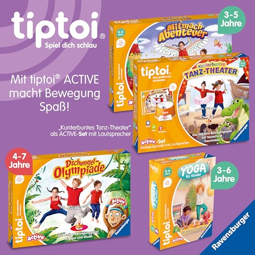 Ravensburger tiptoi Joc 00230 - Yoga Activ pentru Copii - joc de mișcare conștientă pentru copii de la 3 ani