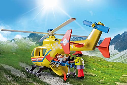 Playmobil City Life 71203 Elicopter de salvare, 4+ ani