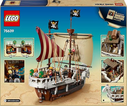 LEGO 75639 One Piece Nava Going Merry, 5 minifiguri, 10+ ani