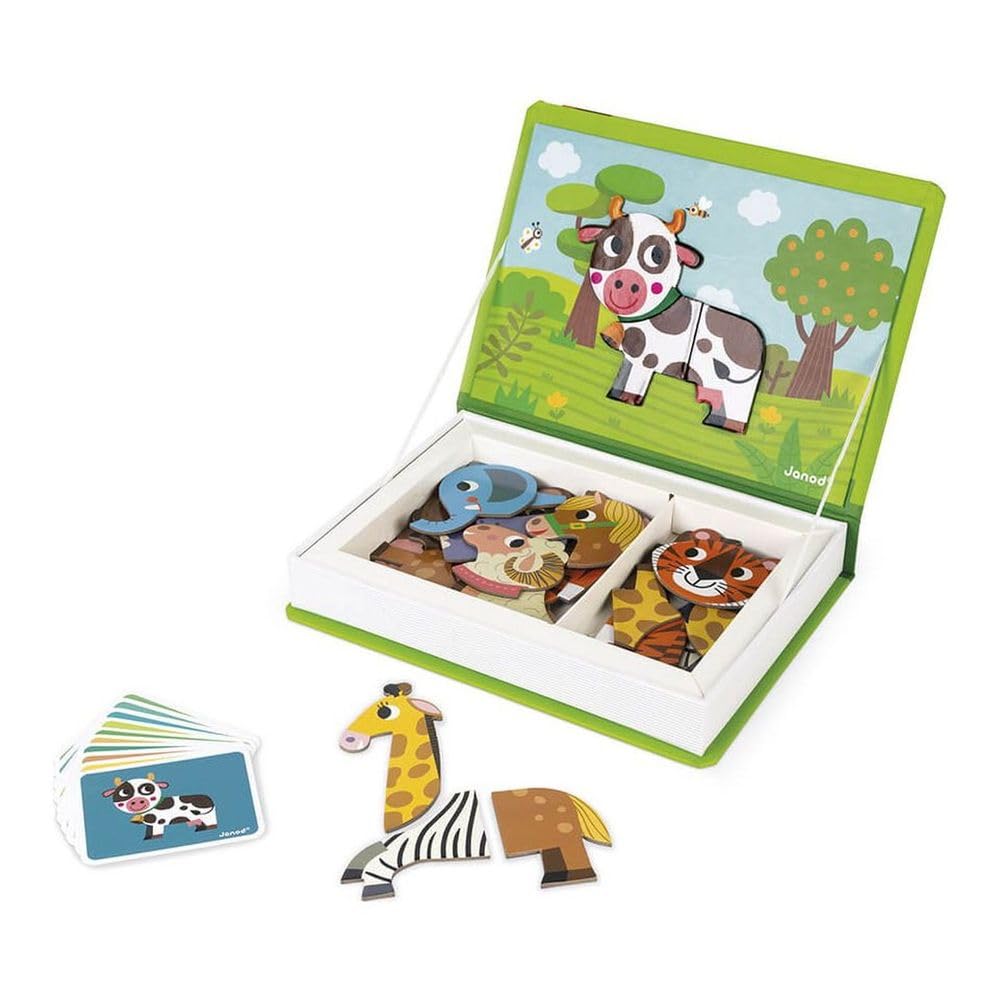 Janod J02723 MagnetiBook, 30 piese magnetice, 3+ ani