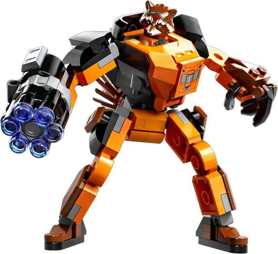 LEGO 76243 Armura robot Rocket Marvel, 98 piese