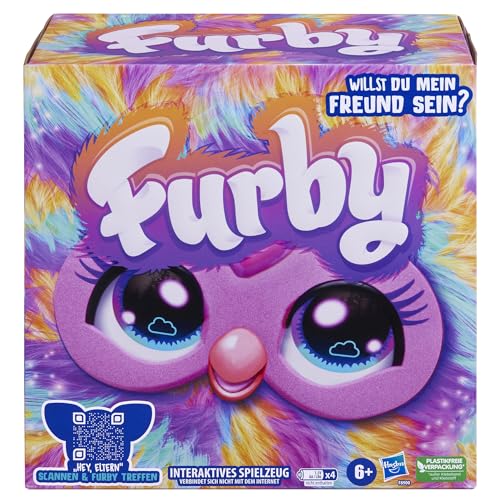 Furby interactiv jucărie din pluș (mix de culori) - versiune germană