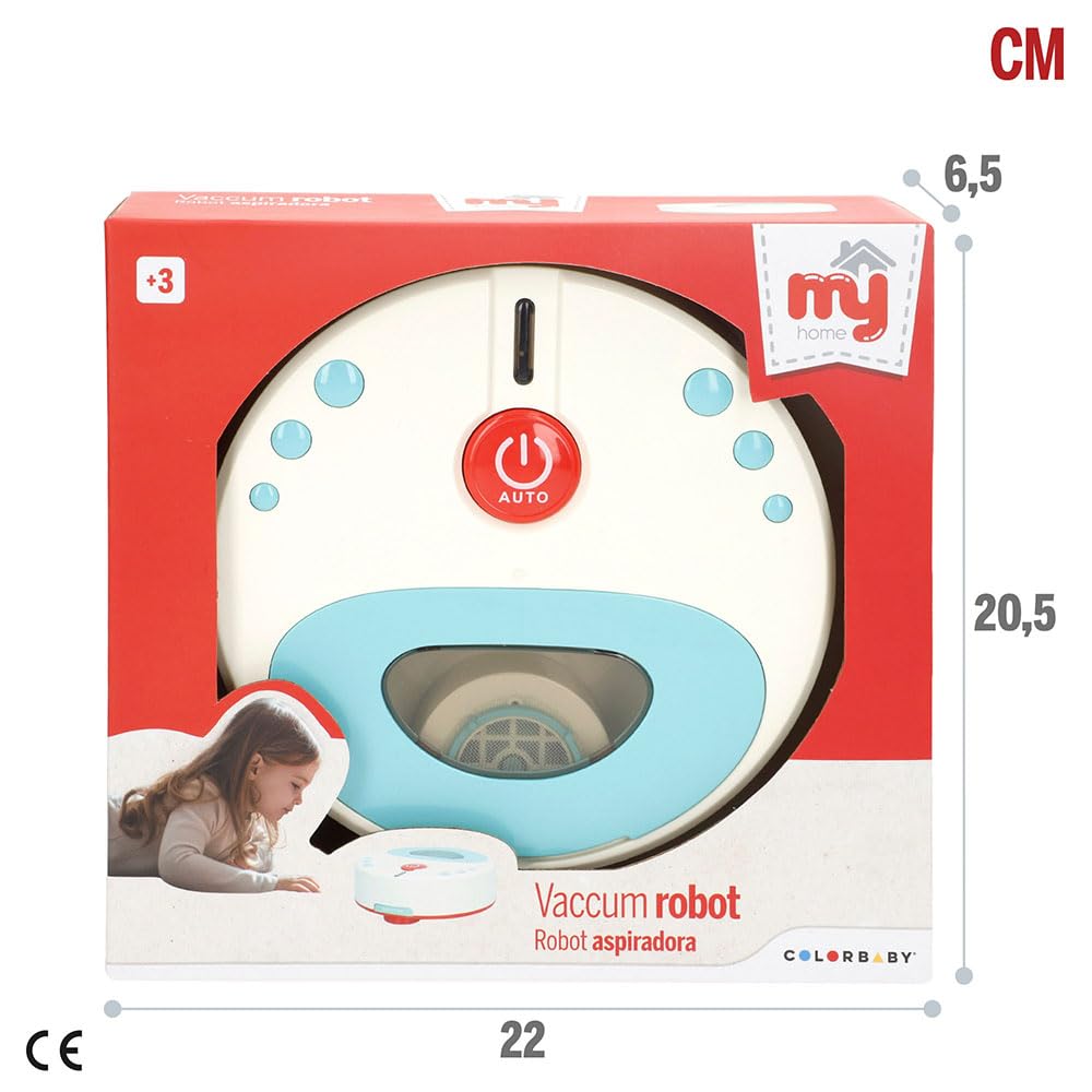 ColorBaby 47949 Robot Aspirator Jucărie, 3+ ani