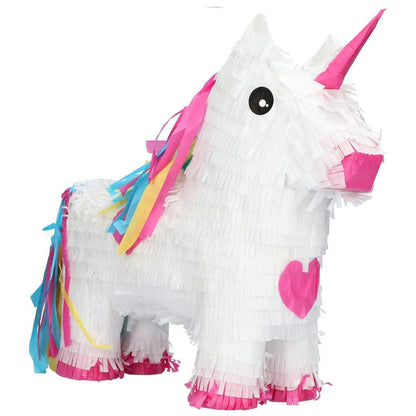 Folat Pinata Einhorn Regenbogen Set Pinata 35x35 cm