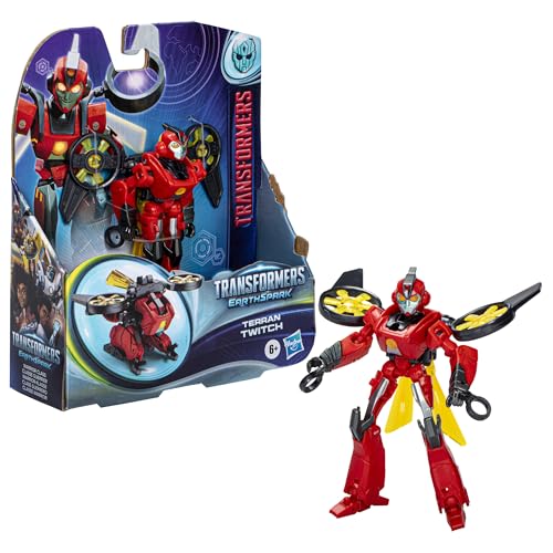 Transformers EarthSpark Warrior-Klasse Terran Twitch Figurină de Acțiune