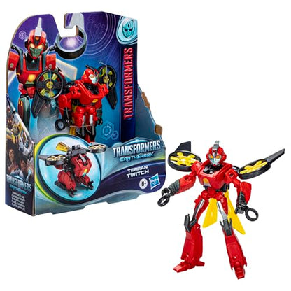 Transformers EarthSpark Warrior-Klasse Terran Twitch Figurină de Acțiune