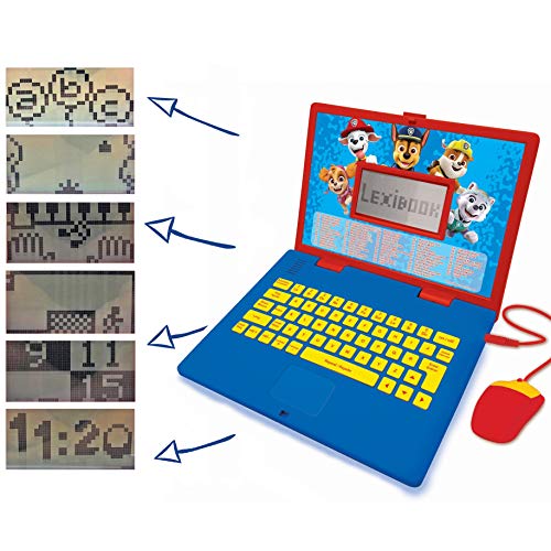 Lexibook Laptop Bilingv Paw Patrol, 124 activitati