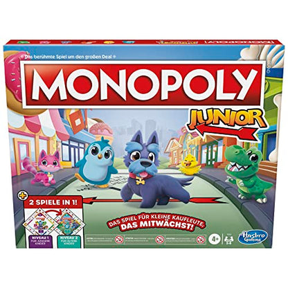 Monopoly Junior Joc de societate 2 in 1, 4+ ani