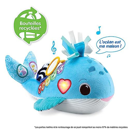 VTech Baby Balena Wal - Jucărie de Stimulare și Descoperire, Albastru