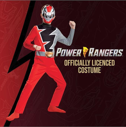 Costum oficial Power Rangers pentru copii, clasic, Dino Fury, mărimea M, costum de carnaval