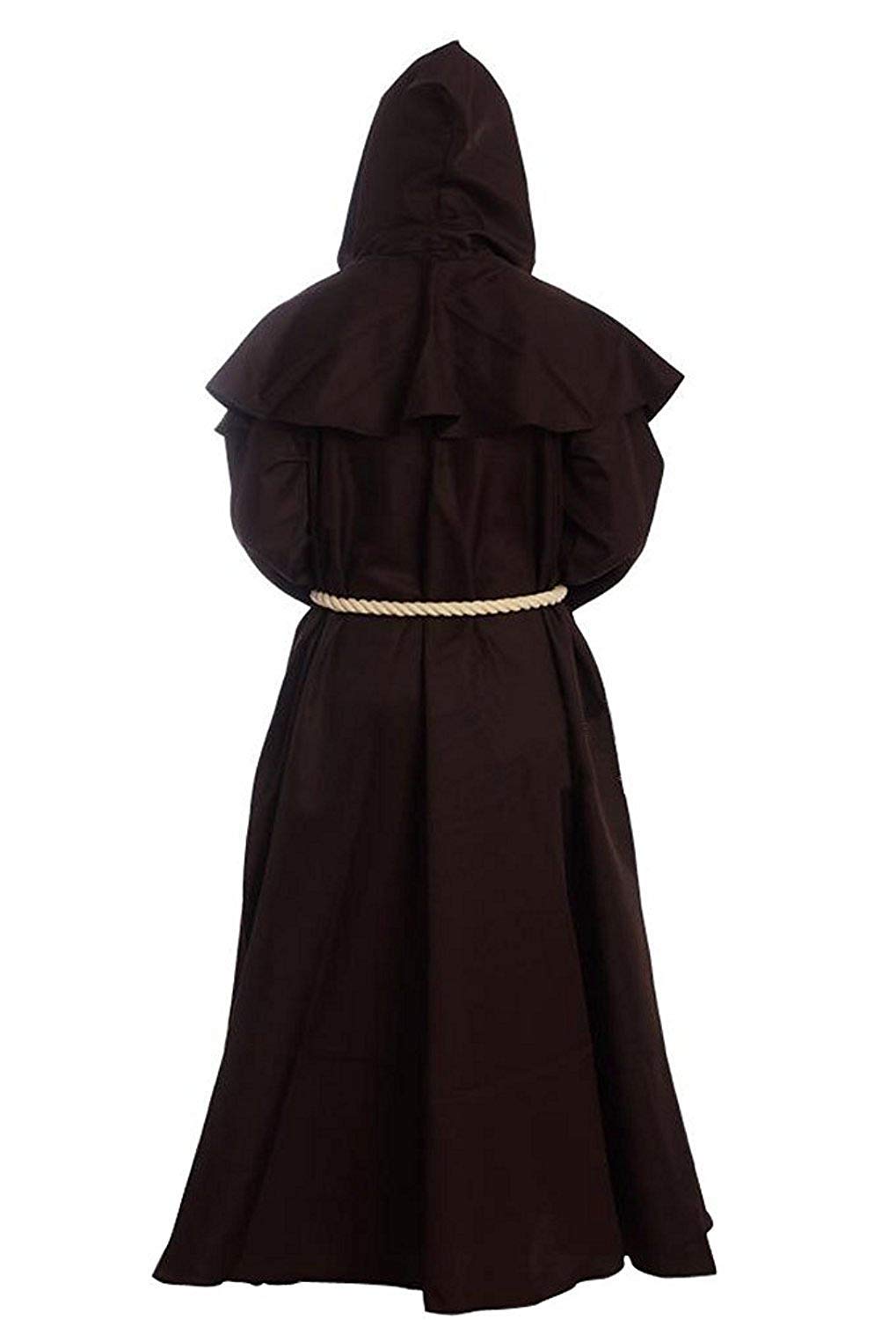 Gothden Costum Calugăr Medieval cu Glugă