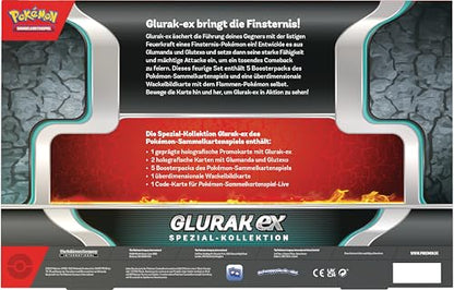Pokémon TCG Colecție Glurak-ex, 5 pachete booster