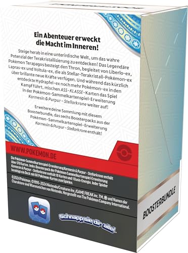 Pokémon TCG Stellarkrone Booster Bundle, 6 pachete
