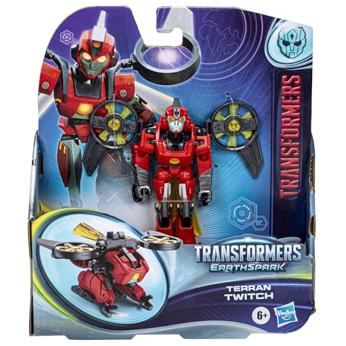 Transformers EarthSpark Warrior-Klasse Terran Twitch Figurină de Acțiune