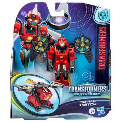 Transformers EarthSpark Warrior-Klasse Terran Twitch Figurină de Acțiune