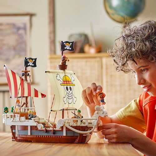 LEGO 75639 One Piece Nava Going Merry, 5 minifiguri, 10+ ani