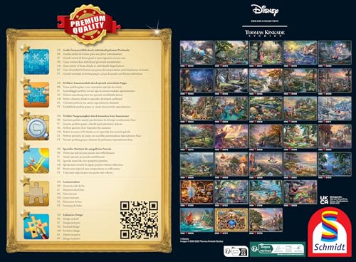 Schmidt 58040 Puzzle Disney Robin Hood Kinkade, 1000 piese