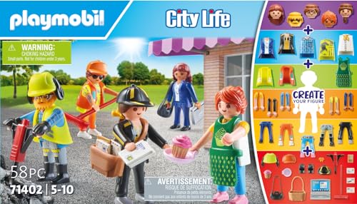 PLAYMOBIL 71402 My Figures City Life, 5 figurine, 5+ ani