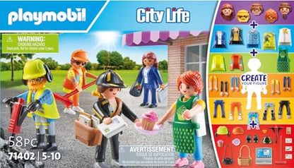 PLAYMOBIL 71402 My Figures City Life, 5 figurine, 5+ ani