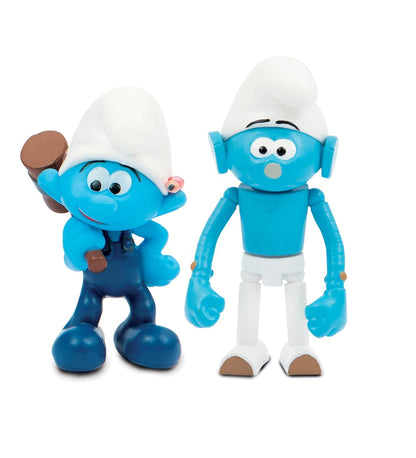 Figurina Die Schlümpfe 5,5 cm - Casa Magică cu Accesorii, Jucărie pentru Copii de la 3 Ani, PUF28