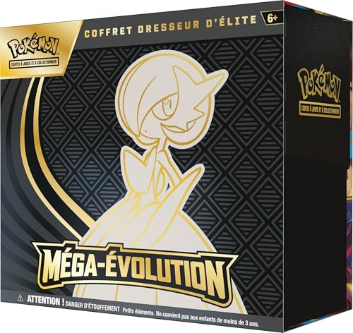 Pokémon: Mega Evolution Elite Trainer Box – Gardevoir (1 carte promo ilustrată, 9 pachete booster și accesorii premium)