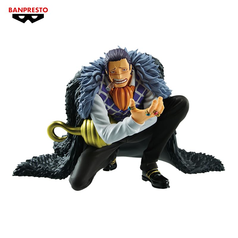 Figurina de Acțiune Banpresto Crocodile One Piece - Colecția Battle Record 8 cm, Multicolor, BP89301P