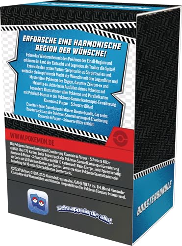 Pokémon TCG Fulgeri Negre Booster Bundle, 6 pachete