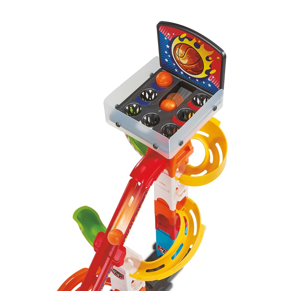 VTech Marble Rush S500 Pistă Bile Baschet, 41 piese (FR)