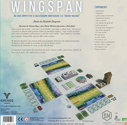 Ghenos Games - Wingspan, Multicolor, 1 (Limba: Italiană)