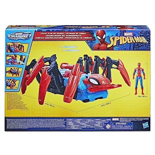 Hasbro Spider-Man Vehicul Crawl & Blast cu Figurina