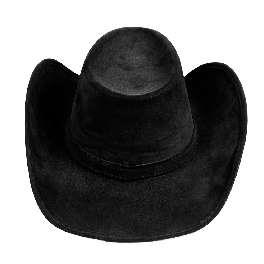 Boland Pălărie Cowboy Wyoming, piele eco, neagră