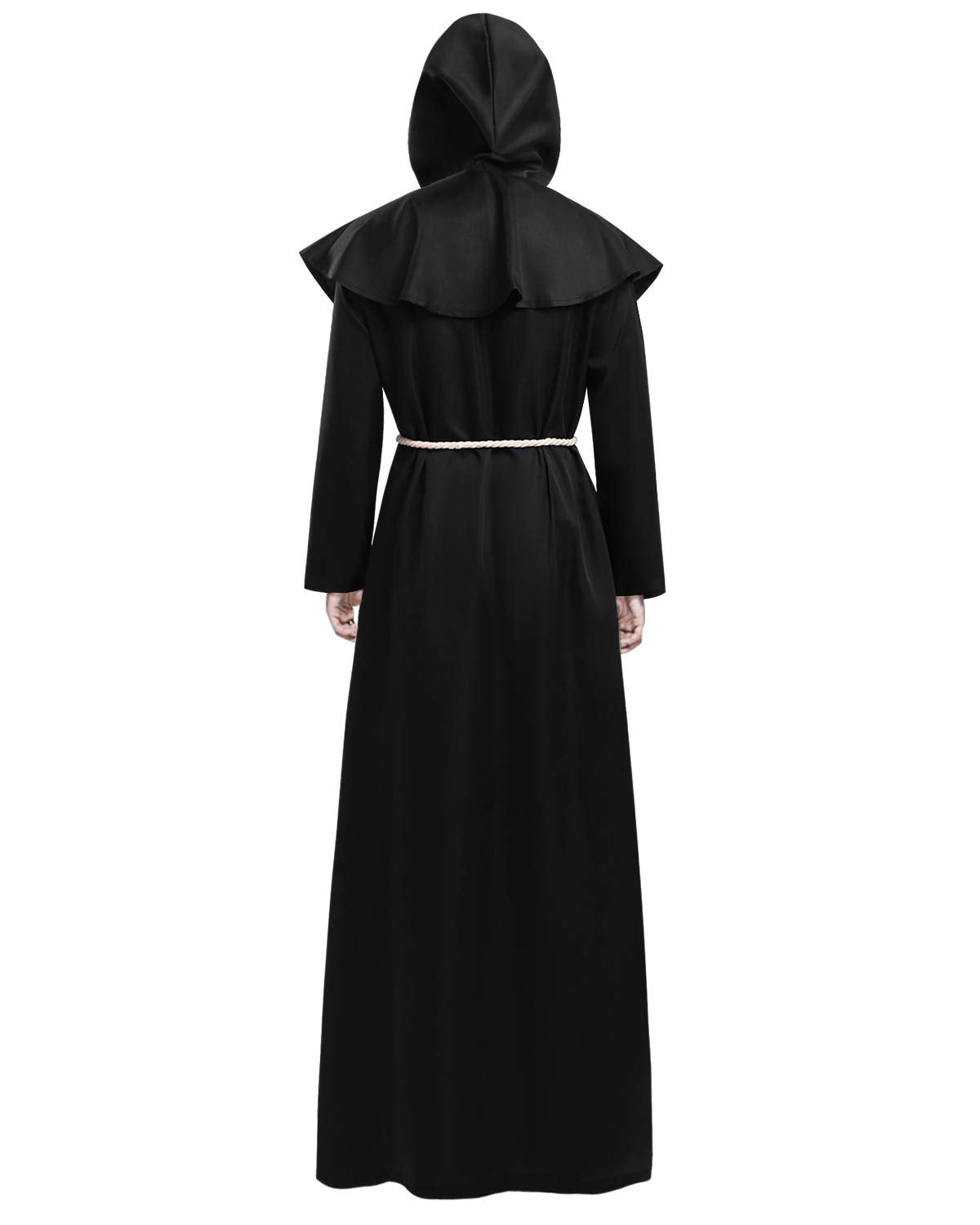 KONVINIT Robă medievală cu glugă, adulți