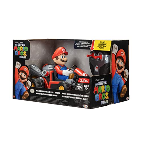 JAKKS Super Mario Mașinuță cu telecomandă Rumble