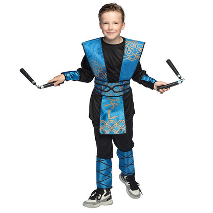 Boland 50433 Set de arme ninja 7 piese accesorii pentru costume de carnaval