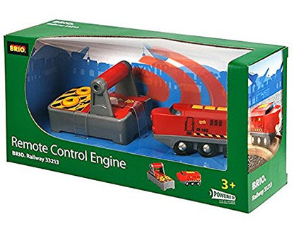 BRIO World 33213 Locomotivă electrică IR-Frachtlok cu telecomandă - Accesorii pentru BRIO World - Jucărie recomandată pentru copii de la 3 ani