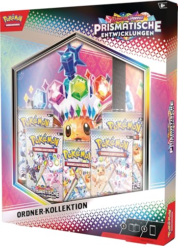 Pokemon Dosar colectie Evolutii Prismatice + 5 boostere