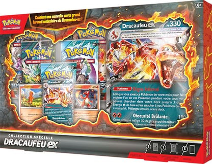 Pokémon TCG Colecție Specială Glurak Ex, 5 Boostere