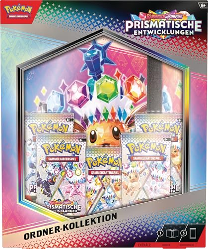 Pokemon Dosar colectie Evolutii Prismatice + 5 boostere