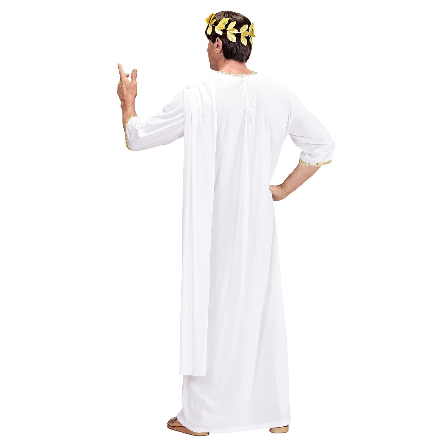 W WIDMANN MILANO Party Fashion Costum Toga alb pentru bărbați și femei XS