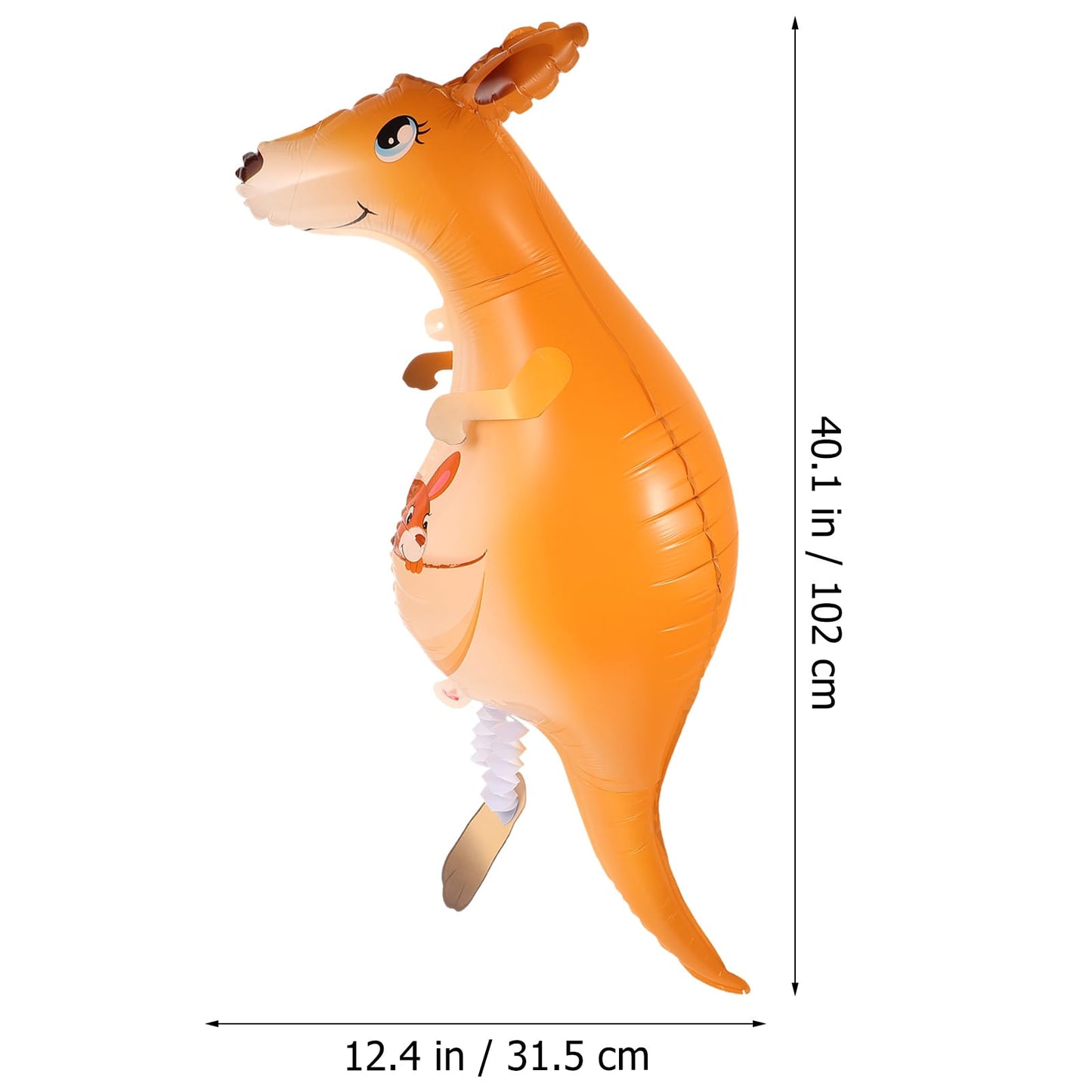 TOYANDONA Baloane folie cangur animale, 2 buc
