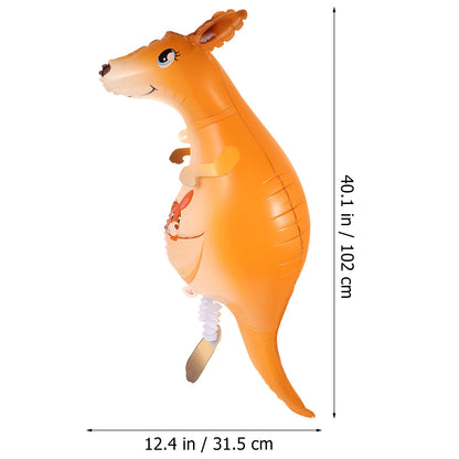 TOYANDONA Baloane folie cangur animale, 2 buc