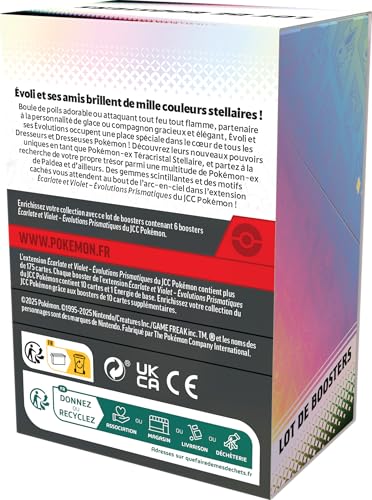Pokémon – Pachet Booster, Evoluții Prismatice, Multicolor