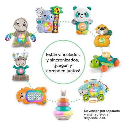 Broasca testoasa pentru bebelusi cu lumini si sunete Fisher Price