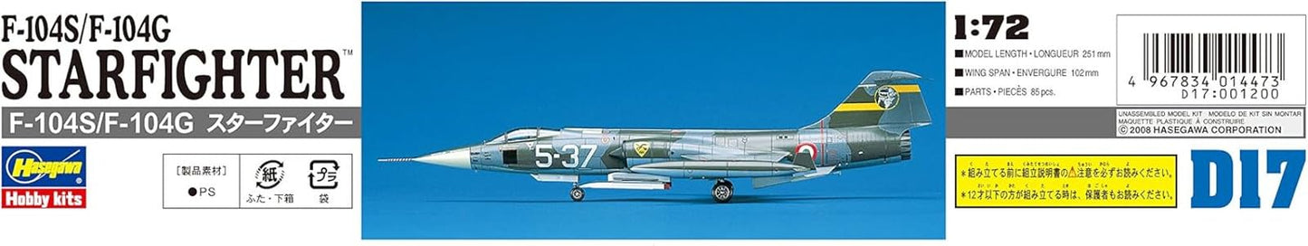Hasegawa HAS 00447 Model de construcție Avion F-104S/F-104G Starfighter Forța Aeriană Italiană