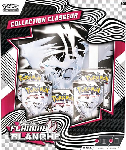 Pokémon TCG Album Scarlet & Violet Flacăra Albă, 5 booster