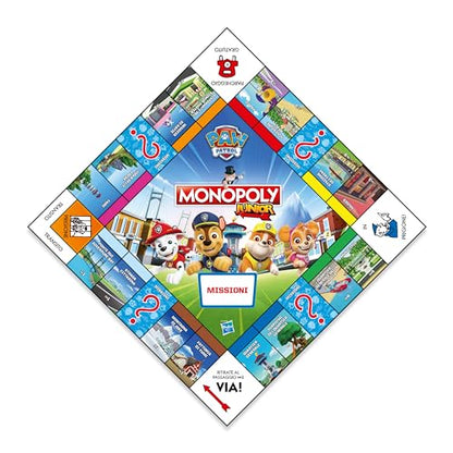 Winning Moves Monopoly Junior Paw Patrol, 5+ ani