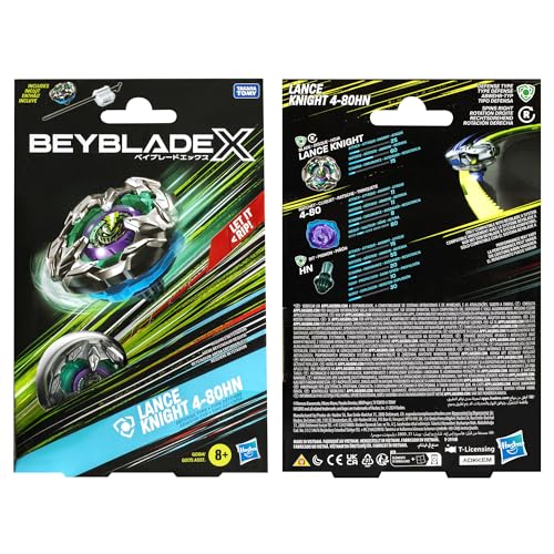 Beyblade X Lance Knight 4-80HN Starter, 8+ ani
