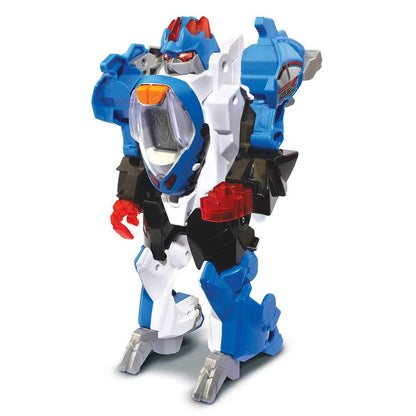 VTech – Switch & Go Dinos – Lutor – Super Stegosaurus – Buggy / Auto / Dinosaurus – versiune franceză
